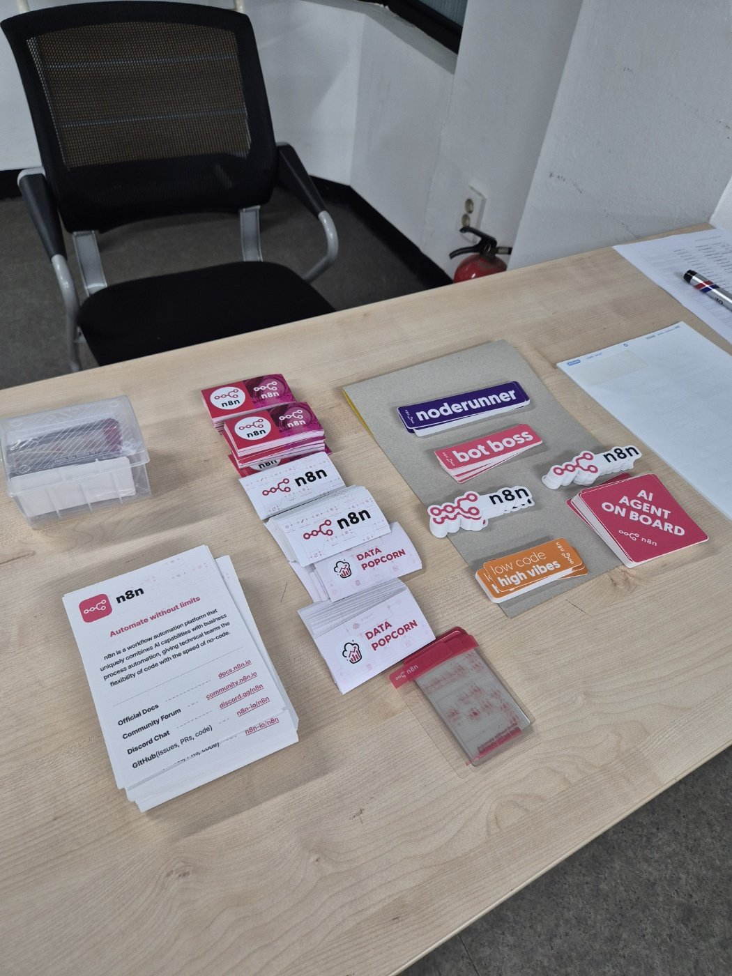 Stickers and business cards